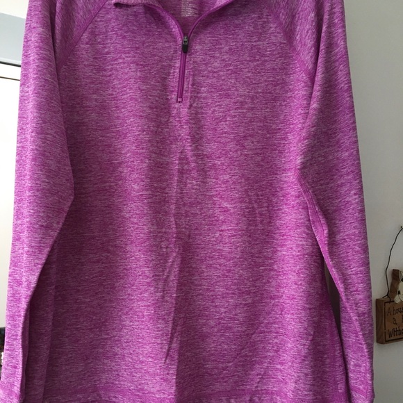 Ideology 3/4 Zip Long Sleeve Workout Top - Picture 2 of 7